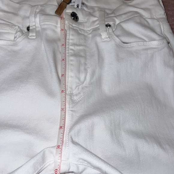 Good American Good Legs Crop High Rise Skinny Stretch Denim white. NWOT. - Picture 14 of 17